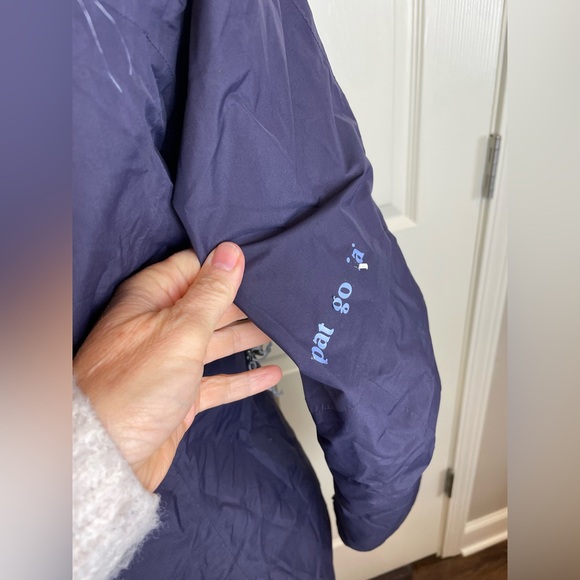 Patagonia Primo Down Gortex Jacket with Blue Accents Medium - Picture 12 of 16